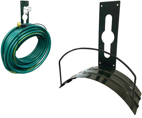 metal garden hose bracket|garden hose wall mounted bracket.